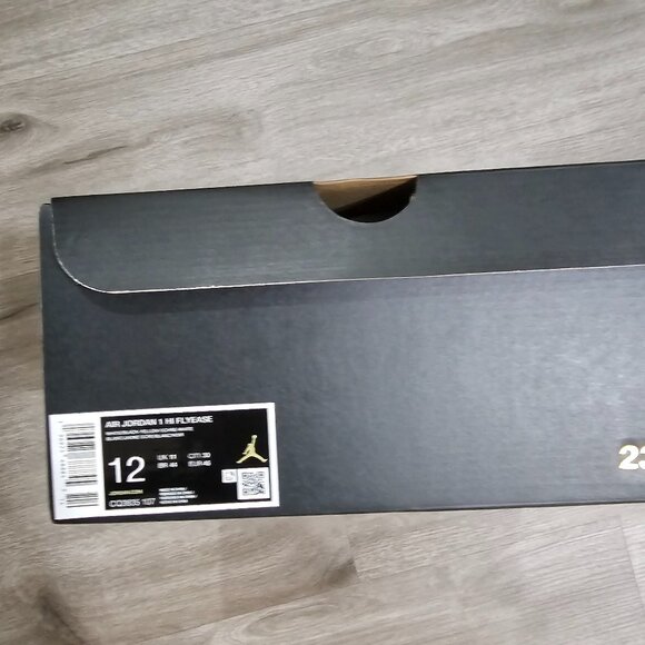 Air Jordan 1 Hi FlyEase (White/Yellow Ochre/White/Black)